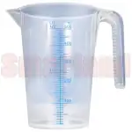 Miarka do oleju i chemii ze skalą 0,5 l - plastikowa