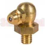 Smarowniczka kątowa M6x1 < 90° mosiężna