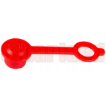 Osłonka, kapturek, zaślepka smarowniczki - czerwona - 10 szt. - DBI