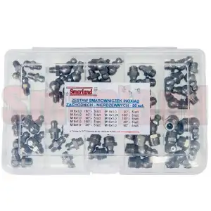 Zestaw smarowniczek nierdzewnych A2 INOX - 50 szt.