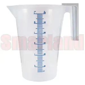 Miarka do oleju i chemii ze skalą 3,0 l - plastikowa