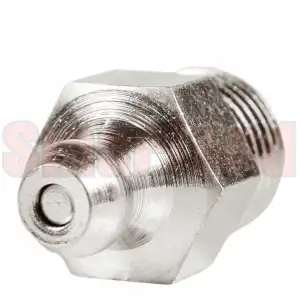 Smarowniczka prosta M10x1 z zaworem zwrotnym stal/ocynk