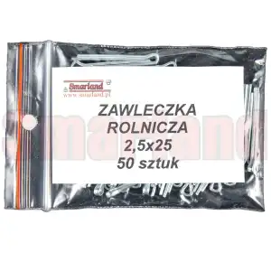 Zawleczka rozginana, rolnicza 2,5x25 - 50 szt.
