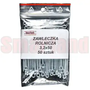 Zawleczka rozginana, rolnicza 3,2x50 - 50 szt.