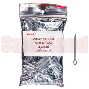 Zawleczka rozginana, rolnicza 4,0x40 - 100 szt.