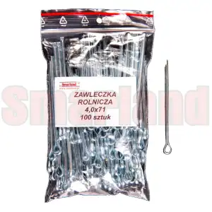 Zawleczka rozginana, rolnicza 4,0x71 - 100 szt.
