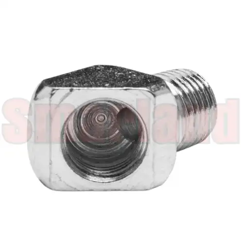 Zlącze / adapter kątowy kąt 45° GZ M10x1 / GW M10x1 - smarland.pl
