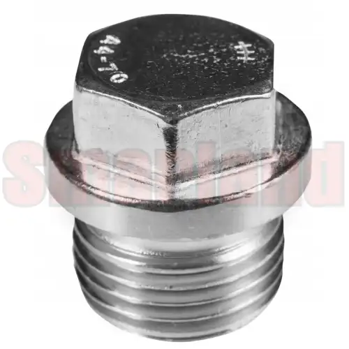 Korek gwintowany 3/8" z kołnierzem i łbem sześciokątnym stal/ocynk - smarland.pl