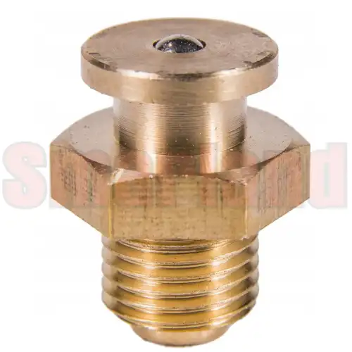 Smarowniczka płaska M8x1 Ø12 mm mosiężna - smarland.pl