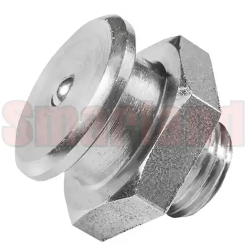 Smarowniczka płaska M10x1 Ø16 mm A2 nierdzewna - Umeta - smarland.pl