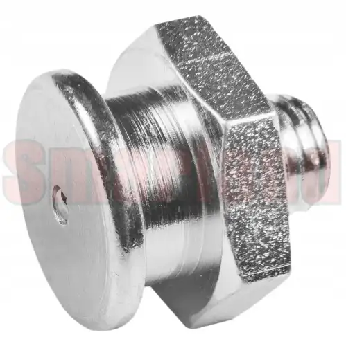 Smarowniczka płaska M14x1,5 Ø16 mm stal/ocynk - Umeta - smarland.pl