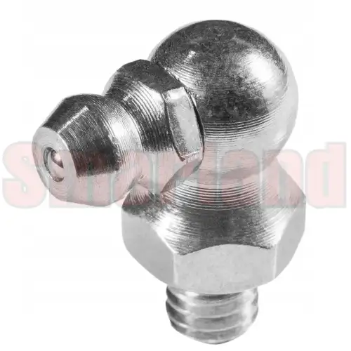 Smarowniczka kątowa M6x1 kąt 90° stal/ocynk - smarland.pl