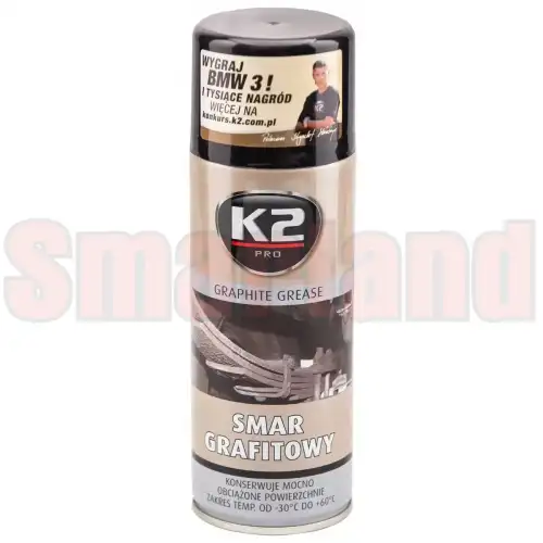 Spray grafitowy wielozadaniowy - K2 - 400 ml - smarland.pl