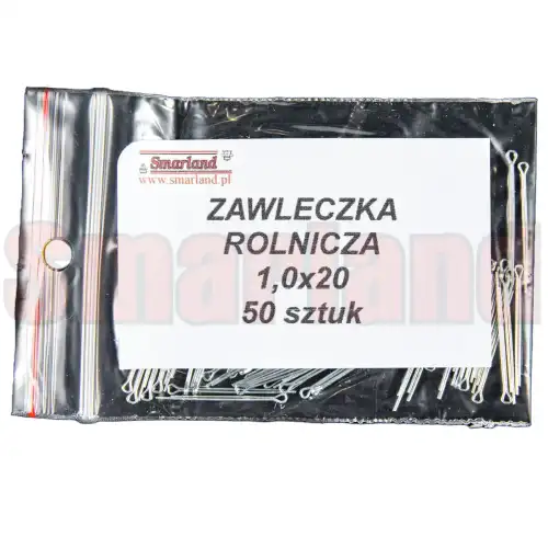 Zawleczka rozginana, rolnicza 1,0x20 - 50 szt. - smarland.pl
