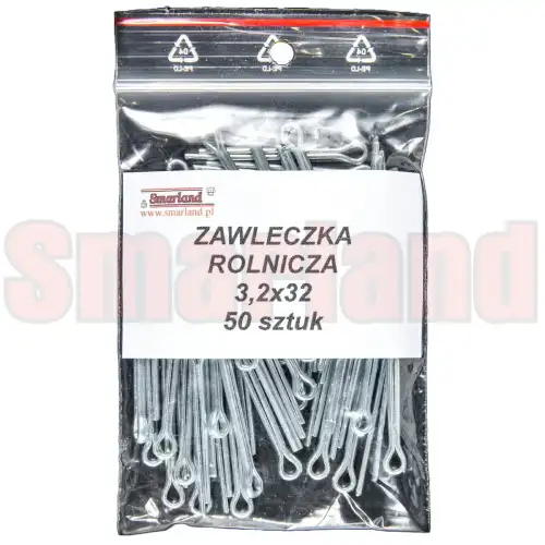 Zawleczka rozginana, rolnicza 3,2x32 - 50 szt. - smarland.pl