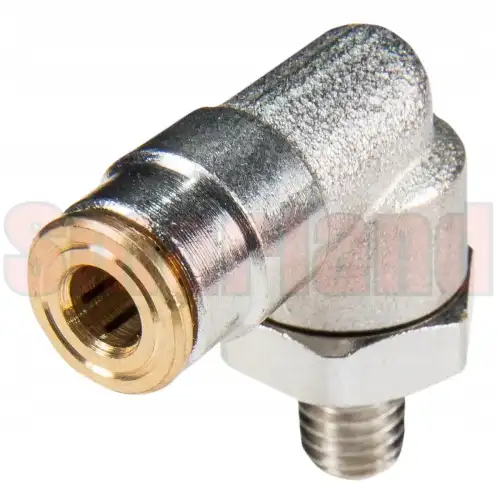 Złącze wtykowe kątowe M6x1 Ø6 mm TEKALAN - smarland.pl