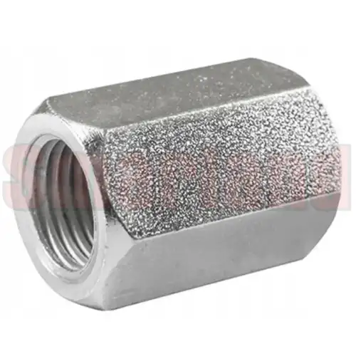Mufa 1/4" nakrętka podwyższana 20 mm - stal/ocynk - smarland.pl