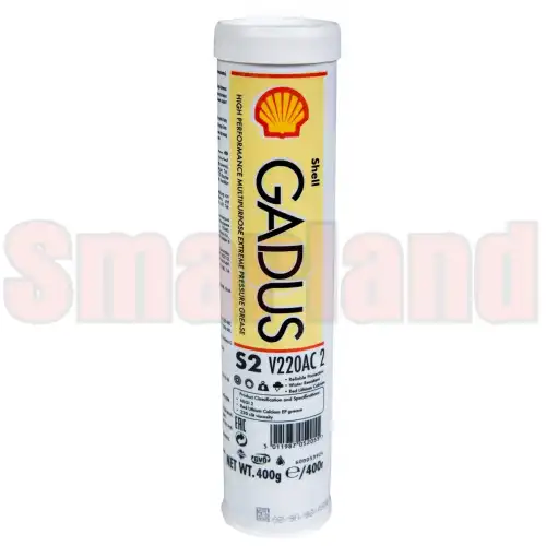 Smar do smarownic wypierający wodę - Gadus S2 - V220 AC2 - Shell - 400 g - smarland.pl