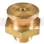 Smarowniczka płaska DIN 3404 G 1/8" Ø 16 mm BSPP mosiężna - Umeta