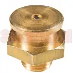 Smarowniczka płaska DIN 3404 G 1/4" Ø 16 mm BSPP mosiężna - Umeta