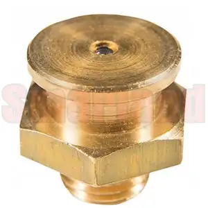 Smarowniczka płaska G 1/4" Ø 16 mm BSPP mosiężna - Umeta