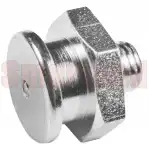 Smarowniczka płaska DIN 3404 M14x1,5 Ø 16 stal ocynkowana - Umeta
