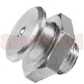 Smarowniczka płaska M6x1 Ø16 mm stal/ocynk - Umeta - smarland.pl