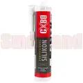 Silikon wysokotemperaturowy bezbarwny - CX80 - 310 ml - smarland.pl