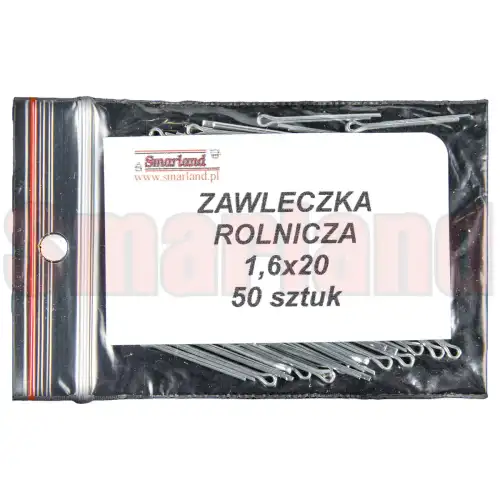 Zawleczka rozginana, rolnicza 1,6x20 - 50 szt. - smarland.pl