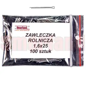 Zawleczka rozginana, rolnicza 1,6x25 - 100 szt.