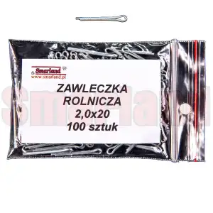 Zawleczka rozginana DIN 94 2,0x20 - 100 sztuk