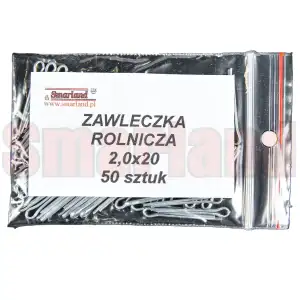Zawleczka rozginana DIN 94 2,0x20 - 50 sztuk