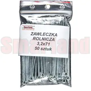 Zawleczka rozginana DIN 94 3,2x71 - 50 sztuk
