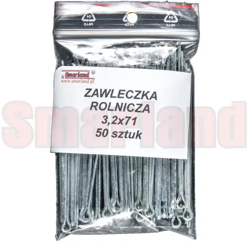 Zawleczka rozginana, rolnicza 3,2x71 - 50 szt. - smarland.pl