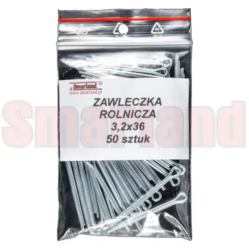Zawleczka rozginana, rolnicza 3,2x36 - 50 szt. - smarland.pl