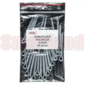 Zawleczka rozginana DIN 94 5,0x50 - 25 sztuk