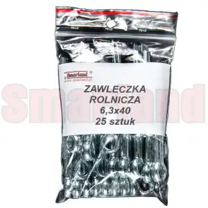 Zawleczka rozginana DIN 94 6,3x40 - 25 sztuk