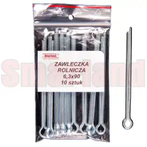 Zawleczka rozginana DIN 94 6,3x90 - 10 sztuk