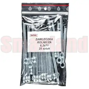 Zawleczka rozginana DIN 94 6,3x71 - 25 sztuk