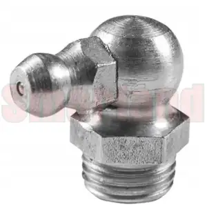 Smarowniczka kątowa 90° DIN 71412 C 1/4" 28 NF/UNF/SAE nierdzewna - Umeta