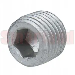 Korek gwintowany DIN 906 M12x1,5 imbusowy stal ocynkowana
